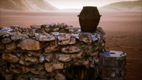 Antiguo-Pozo-De-Agua-De-Piedra-En-El-Desierto
